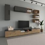 haaus Living Kos V5, Antracit/Stejar Artisan, L 285 cm (921583)