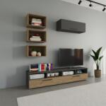 haaus Living Kos V17, Antracit/Stejar Artisan, L 190 cm (921705)