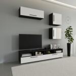 haaus Living Kos V15, Negru/Alb Lucios, MDF, L 190 cm (921873)