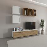 haaus Living Kos V8, Alb/Stejar Artisan, L 190 cm (921422)