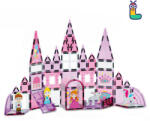 LELINO Set constructii magnetice LELINO Fantasy Princess 58 buc Jucarii de constructii magnetice