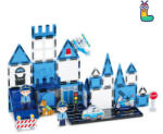 LELINO Set constructii magnetice LELINO Fantasy Police 42 buc Jucarii de constructii magnetice