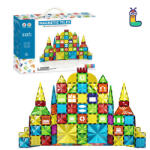 LELINO Set constructii magnetice LELINO Diamond 115 buc Jucarii de constructii magnetice