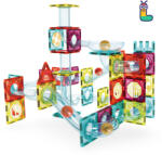 LELINO Set constructii magnetice LELINO Roller 95 buc Jucarii de constructii magnetice