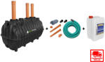 SEPT-X Fosă ecologică 2200L cu kit de instalare si drenaj, SEPT-X 5L si transport inclus