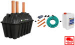 SEPT-X Fosă ecologică 2500L cu kit de instalare si drenaj, SEPT-X 5L si transport inclus