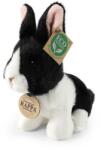 Rappa Iepure de pluș alb-negru așezat 16 cm ECO-FRIENDLY (252103)