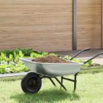 vidaXL Подмяна на чиния за количка Сребристо 80 x 60 x 25 см (42007978)