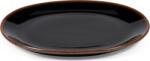 Serax Farfurii de mic dejun Out of Lines, 22, 5 cm, maro-negru, 2 buc (B3624003-919)