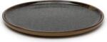 Serax Farfurii pentru mic dejun Surface, 21 cm, negru-gri, 4 buc (B5116201B)