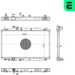 ERA Radiator, racire motor ERA 673344 (673344)