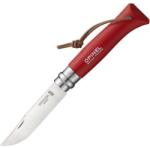 Opinel VRI N°08 Inox red - zsebkés (3123840017056)