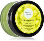Dermacol Face & Lip Peeling Grape mélytisztító peeling az arcra és a szájra 50 ml