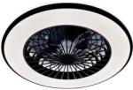 Kobi Plafonieră LED dimabilă cu ventilator VENTELUX, 48W/230V, negru + telecomandă (KB0635)