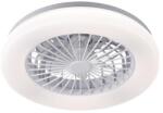 Kobi VENTELUX Plafonieră LED cu dimmer și ventilator, LED/24W/230V, argintie + telecomandă (KB0636)