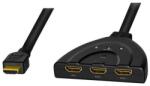 LogiLink Switch KVM Logilink HDMI, 3-port, bidirekt(1x3/3x1), 4K/30Hz, CEC (HD0040)