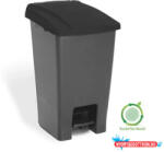 Planet Szemetes kuka pedálos műanyag 70 literes antracit/fekete UP228-216 (62271)