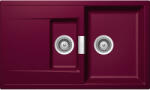 SCHOCK Schock Mono D-150 konyhai mosogatótálca Cristadur Berry 860 x 510 mm, gránit kompozit, megfordítható, hagyományos beépítés, bogyószín (MOND150BERR)
