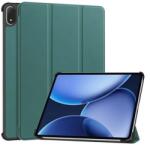 Gigapack lenovo tab k11 plus tok álló, bőr hatású aktív flip, asztali tartó, sötétzöld (GP-168358)