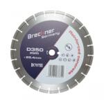 Breckner Disc diamantat segmentat 350x25.4mm, segment 10mm pentru beton armat, pavele, boltari, piatra dura Breckner Germany Disc de taiere