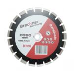 Breckner Disc diamantat segmentat 350x25.4mm, A40 segment 12mm pentru asfalt, beton proaspat Breckner Germany Disc de taiere