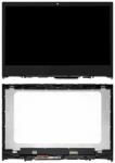 Lenovo Flex 5 1470 / 1480 fekete LCD kijelző érintővel kerettel előlap 1366 x 768 HD (NBA001LCD1008273)