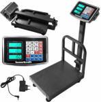  Elektronikus mérleg 200 kg, raktár, üzlet, platform, rakomány, ipari, lcd, raktár, üzlet, platform, rakomány, lcd (TF4244)