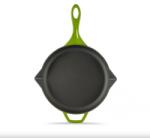 Hosse zománcozott öntöttvas kerek sütőserpenyő 28cm, zöld (HOS-KIEG-014) (HOS-KIEG-014)