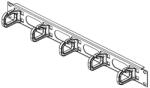 Conteg Kábel rögzítő gyűrűs panel 19" 1U 40/50 DP-VP-P1 (DP-VP-P1)