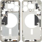 Apple Piese si componente Carcasa Mijloc Apple iPhone 15 Pro Max, Bej (Natural Titanium), Swap (car/ai1/cr/sw) - pcone