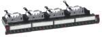 Legrand patch panel 19-1U 24xRJ45 Cat6A árnyékolt (STP) 6xRJ45 kazettás/LCS3 gyorscsatlakozós portok egyenes 500MHz 10 033772 (033772)