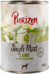 Purizon 6x400g Purizon Single Meat Bárány & komlóvirág nedves kutyatáp