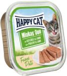 Happy Cat Minkas Duo - Szárnyas És Bárány Pástétom 16 X 100 G