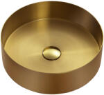 Wellis Mosdó, Wellis Marigold pultra építhető mosdó, gold 40x12, 5 cm WB00558 - mozaikkeramia