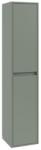 Villeroy & Boch Skyla magasszekrény, 2 ajós, jobbos, 350 x 1700 x 348 mm, Soft Green C80101AF (C80101AF)