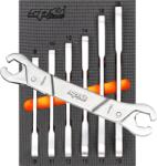 SP Tools Fékcsőkulcs racsnis, kétoldali 6 db-os készlet 8 - 19 mm - SP Tools (SP10046)