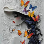 bboldin PT-628 - Butterfly Lady - 1000 db-os puzzle (PT-628)