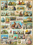 bboldin Z-1482 - Vintage Easter - 1000 db-os puzzle (Z-1482)