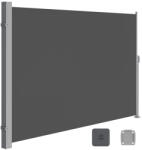 SONGMICS 160 x 350 cm Oldalsó Napellenző Teraszhoz és Erkélyhez Füstszürke (EUZ-GSA165G02)