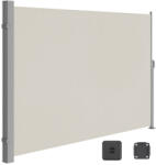 SONGMICS Kihúzható Oldalsó Napellenző Teraszhoz 180 x 350 cm Taupe (EUZ-GSA185T02)