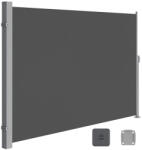 SONGMICS Kihúzható Oldalsó Napellenző Füstszürke Terasz Árnyékoló 180 x 300 cm (EUZ-GSA180TG) - prodis