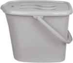 MALTEX Classic Pelenkatároló - Szürke, Szagzáró Fedéllel, Higiénikus Pelenkagyűjtő Otthonra