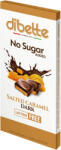 DIBETTE Nas sós karamella ízű krémmel töltött étcsokoládé tábla, hozzáadott cukor nélkül, édesítőszerekkel 80 g