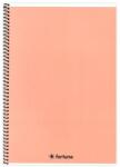 Fortuna Spirálfüzet vonalas FORTUNA Monocolor A/4 70 lapos pasztell barack (01.02138) - tonerpiac