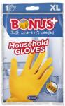 BONUS Gumikesztyű BONUS háztartási latex sárga XL (B101)