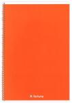 Fortuna Spirálfüzet vonalas FORTUNA Monocolor A/5 70 lapos narancssárga (01.02116) - tonerpiac
