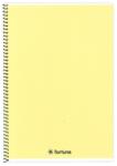 Fortuna Spirálfüzet vonalas FORTUNA Monocolor A/5 70 lapos pasztell sárga (01.02123) - tonerpiac