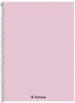 Fortuna Spirálfüzet kockás FORTUNA Monocolor A/4 70 lapos pasztell rózsaszín (01.08679) - tonerpiac