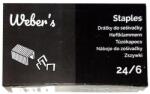 WEBER S Tűzõkapocs WEBER`S 24/6 1000 darabos - tonerpiac