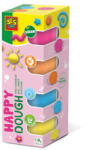 SES Creative SES: Plăcerea modelajului cu plastilină - Happy 4X90gr (00512)
